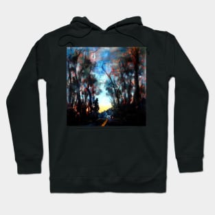 Dusk on Pemberton Browns Mill Rd Hoodie